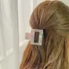 Xinmei Ácido Acético Accesorios para el Cabello Estilo Coreano Horquilla Elegante Femenina Pinza Geométrica Simple para el Cabello Pinza para el Cabello Grande