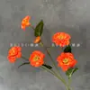 Arranjo de Flores de Calêndula 3D com Seis Cabeças para Decoração de Sala de Estar, Flores Artificiais, Comércio Transfronteiriço, 12 Cores Disponíveis