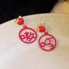 Pendientes de borlas con flores de perla barroca francesa con aguja de plata, pendientes de moda que combinan con todo, elegantes, ligeros, de lujo, de alta calidad.