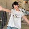 2026 Nuevo Verano Manga Corta Holgada Algodón Puro Capa Interior Camiseta Blanca de Manga Corta para Mujer, Top Súper Bonito para Mujer