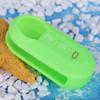 Adequado para Fiat 500 Dobrável 3 botões Soft Rubber Key Shell Car Remote Control Capa protetora Hollow Silicone Key Case