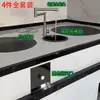 Estufa de leña rústica lavabo a prueba de viento rejilla de estufa masilla ignífuga grifo plegable de acero inoxidable 304 fregadero redondo