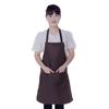 Delantal con impresión de logotipo personalizado, delantal de moda coreana impermeable y a prueba de aceite, ropa de trabajo de cocina para hombres y mujeres, personalizado