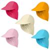 Sombrero de pescador para niños con logotipo personalizado de verano, bordado con texto, para viajes al aire libre, protector solar, ultravioleta, de secado rápido