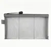 Bolsa de armazenamento transparente de malha de três camadas para viagem, dados de identidade, cabos, fones de ouvido, bolsa de armazenamento portátil, zíper, multi-compartimento