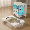 Soporte Móvil para Host de Computadora con Base de Ruedas para Oficina en Casa Estante de Almacenamiento Retráctil Personalizable