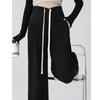 [Personalizado] Ropa de Maternidad para Primavera y Verano Ropa Exterior con Cordones, Cintura Alta, Ajustable, Se Puede Usar con Pantalones de Pierna Ancha de Moda que Soportan el Vientre