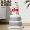Cubo de lavandería plegable, cubo portátil engrosado para estudiantes de arte, cubo para exteriores, cubo de pesca, gran capacidad para uso en dormitorio y hogar