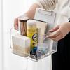 Caja de Almacenamiento de Cosméticos Transparente en Forma de U para Acabado de Tocador, Caja para Mascarillas, Escritorio, Hogar, Almacenamiento para Baño, Cesta de Almacenamiento