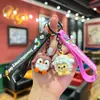 Lindo Mini Adorable Forma de Animal Pequeño de Grano Pequeño Pingüino Pequeño Cordero Llavero Adornos Pareja Creativo Dibujos Animados Colgante de Bolsa