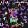 Manual de Mariposa Estéreo Láser Material DIY Pegatina Serie Sombra de Mariposa Personalizada Paquete de Pegatinas Impermeables para Bolso de Mano Personalización