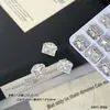 Copa de Zircônia Sem Base Decorada com Pilhas de Pedras Strass Bola Decoração para Unhas Super Brilho Branco Quadrado Gordo Ovo de Pombo Doce de Pedra Unha Empilhada Strass