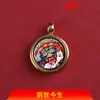 Colgante Thangka Estilo Tíbet Zaki Lamra Colgante Cinco Señores Zorro Tara Verde Tejido a Mano DIY Accesorios Estilo Chino