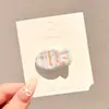 Pinzas Dulces con Lazo para el Cabello de Niñas, Pasadores Exquisitos de Alta Gama, Pinzas Lindas de Dibujos Animados para Flequillo de Niñas, Accesorios Versátiles para el Cabello