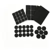 Almofadas de silicone para pés feitas sob medida, pretas, redondas, com padrão de malha, autoadesivas, absorventes de choque, ecológicas e antiderrapantes. Fábrica de almofadas de silicone