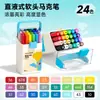 Plumones Marcadores Acrílicos Líquidos Directos con Puntas Suaves para Estudiantes de Primaria, 60 Colores, Marcadores Acrílicos Opacos y Apilables
