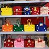 Bolsa de Feltro Desenho Animado, Sacola para Lembrancinha de Festa de Aniversário, Bolsa de Mês do Bebê, Bolsa de Feltro da Moda DIY Atacado, Feita à Mão