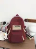 Mochila Escolar Simples Personalizada Estilo Campus para Estudantes Inverno Nova Grande Capacidade Mochila para Uso Externo Leve Bolsa de Viagem para Computador
