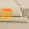 7/5 Hilos de Tela de Lino 570g Tejido Texturizado Película Almidonada Material para Zapatos Equipaje Tela de Lino y Algodón