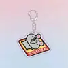 [Lo Más Vendido en Tienda] Paquete de Expresiones de Ratón Lindo Decoración de Dibujos Animados Periférica Colgante para Mochila Llavero Acrílico Gratis