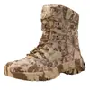 Botas de combate transfronteiriças novas de tamanho grande, botas de camuflagem masculinas para exterior, botas de caminhada de cano alto para exterior, botas de treino de trekking masculinas, atacado
