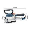 Fábrica Venta al por Mayor Empacadora Neumática B19/B25 Bolso Pe Máquina Flejadora de Acero Plástico Fleje Libre Máquina Empaquetadora de Fleje