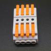 Bloque de Terminal Rápido Tipo Push Enchufe Tres Entradas Tres Salidas Decoración Hogar Conector de Cable Cabezal de Cableado Conector de Núcleo de Cobre