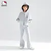 Conjunto Dulce Casual de Dos Piezas para Niñas Estilo Primavera 2026 Nuevo Conjunto de Dibujos Animados de Hello Kitty para Niños Mayores