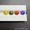 Pedras Strass para Unhas Corte Fogos de Artifício Zircônia Redonda Formato Crisântemo Pedras Soltas Artificiais Venda por Atacado