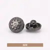 Botones de Diamante con Patrón de Cáñamo, Botones Metálicos, Botones para Camisa, Botones Tejidos para Suéter, Botones, Accesorios Dorados para Ropa