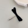 Novo estilo coreano simples e elegante para meninas estilo japonês doce e colorido strass arco lateral clipe franja acessórios de cabelo para mulheres