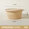 Caixas de Almoço Descartáveis Feitas de Amido de Milho, Biodegradáveis, Atacado, com Tampas, Conjunto para Embalagem para Levar, Alimentos Leves, Refeições Compartimentadas