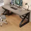 Escritorio de computadora, escritorio de madera maciza para uso doméstico, escritorio de dormitorio, escritorio de estudio moderno y simple para estudiantes, escritorio de oficina, escritorio para juegos de uso doméstico