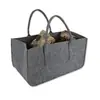 Bolsa de Fieltro para Leña, Bolsa de Hombro de Fieltro para Leña, Bolsa Grande de Fieltro, Cesta de Almacenamiento para Verduras, Bolsa de Compras