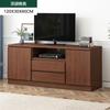 Armário de TV moderno simples pequeno apartamento alto Armário de TV sala de estar luz luxo quarto combinação armário de parede piso de madeira maciça