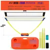 Portátil Móvil Multipropósito Competición Exterior Marco de Red Columna Red de Voleibol Pelota Suave Voleibol de Aire Playa Otros