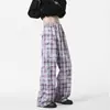 Nuevos Pantalones Casuales Sueltos para Hombre 2026, Pantalones Casuales de Cuadros Estilo Coreano, Pantalones Versátiles de Moda, Pantalones Largos de Pierna Ancha de Verano con Tacto Fluido