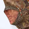 Nueva Chaqueta Estilo Nacional Chino para Mujer Retro Sensación de Alta Gama Ropa para Mujeres de Mediana Edad y Mayores Cuello Alto Botón de Rana Traje Tang Top de Primavera y Otoño para Mamá