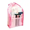 Neceser de viaje, bolsa de almacenamiento vertical, bolsa portátil impermeable para almacenamiento de cosméticos de hotel, almacenamiento de cepillo de dientes