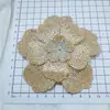 Horquilla de Flor Tridimensional con Pedrería, Diadema, Decoración para Zapatos, Accesorios Versátiles de Joyería con Purpurina, Accesorios para Ropa