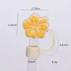 Tapa para Popote Stanley 10mm Diámetro Grande PVC Popote Suave Tapa Muñeco de Dibujos Animados Tapa Antipolvo Mayoreo