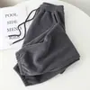 Calça Jogger Moletom Macio 2026 Nova Outono e Inverno Caimento Solto Tamanho Plus Forrada com Fleece Estilosa Esportiva Casual para Homens