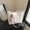 Bolsa de Trabalho e para o Dia a Dia de Alta Qualidade Estilo Coreano Verão 2026 Nova Versátil Moda Estampada Bolsa Tote de Grande Capacidade