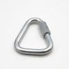 Anel de Conexão Triângulo de Ferro para Hardware Corrente Mei Long Lock Ring 508 Galvanizado Gancho de Corda de 8mm Fivela de Corrente Gancho de Suspensão