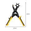 Herramienta Potente Dl1919B Pinzas Perforadoras con Mango de Plástico Pegajoso Perforadora de Cinturón Perforadora Doméstica para Bolsos de Cinturón Correas de Reloj
