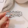 Horquilla ovalada con pedrería Super Flash de nicho para niña, clip lateral de lujo ligero para maquillaje, clip para flequillo, accesorios para el cabello