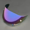 Visor para Casco X14 Compatible con Cascos Z7 Cwr1 Rf1200 X-Spirit Nxr Visor Galvanizado para Uso Diurno y Nocturno