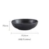 Bol de Cerámica Estilo Japonés para Comida Comercial Bol para Fideos Udon Olla Caliente Bol Maoguli Vajilla para Barbacoa Retro Redondo Plano para Ensalada Transfronterizo