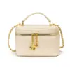2026 Nuevo Bolso Caja Acolchado de Diamantes Estilo Fragancia Pequeña para Mujer Bolso de Mano para Hombro Cruzado de Alta Gama Bolso de Almacenamiento Retro