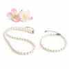 Collar de Perlas Naturales Juantong con Perlas de Arroz y Perlas Ovaladas, Collar de Madre de Perla de Agua Dulce de Alto Brillo para Mujeres S6071804